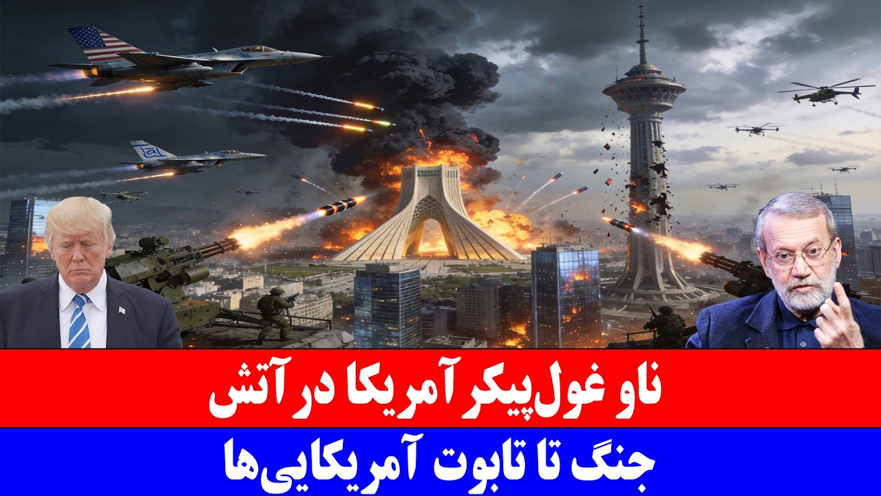 ناو غول‌پیکر آمریکا در آتش|جنگ تا تابوت آمریکایی‌ها ادامه دارد 