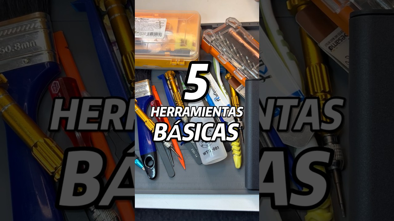 5 Herramientas B&aacute;sicas para Reparar Tel&eacute;fonos Celulares📱⚙️ #reparaciondecelulares #tecnologia