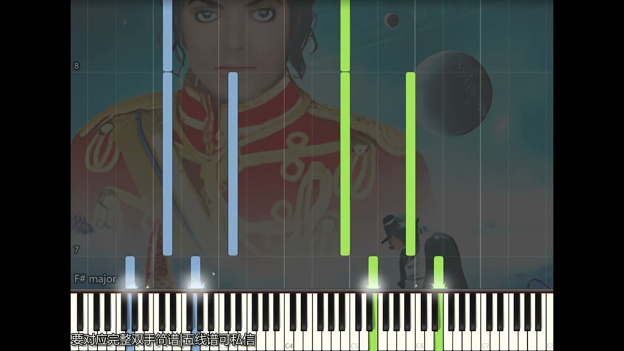 【附钢琴谱】Beat It钢琴谱 Beat It简谱 Beat It钢琴教学教程 Beat It五线谱 Beat It双手数字简谱