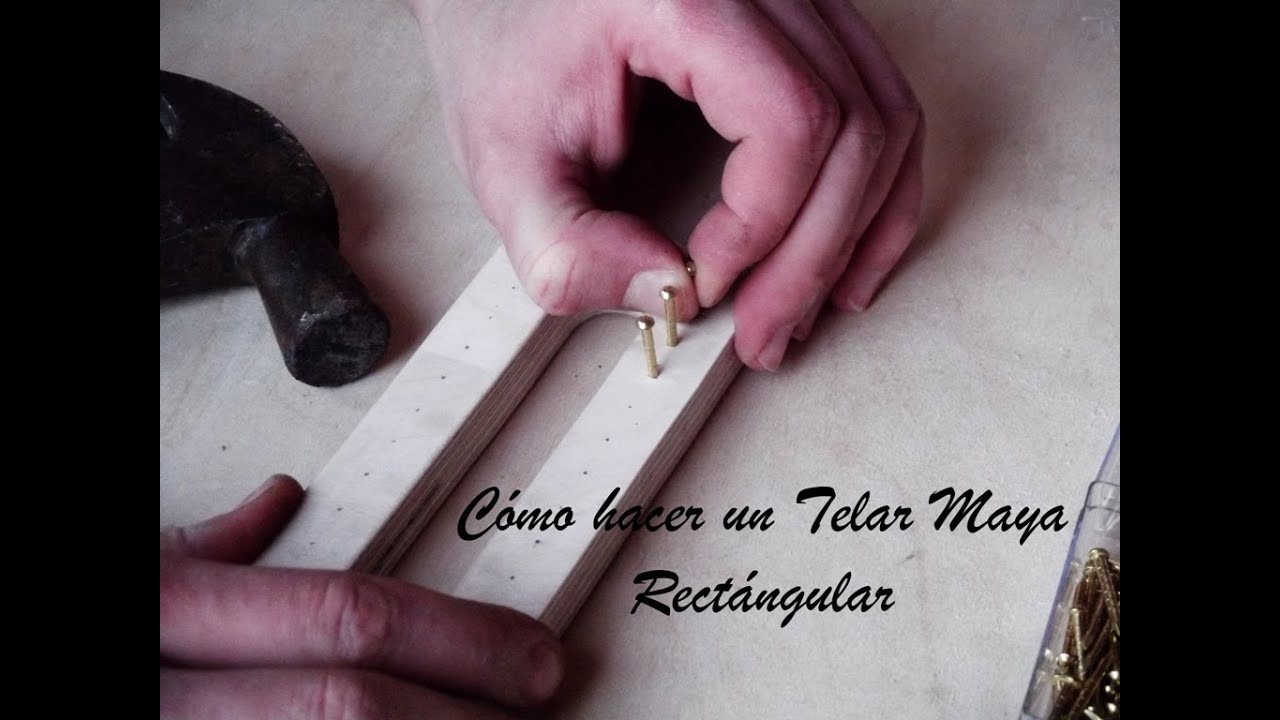 Tutorial: CÓMO HACER UN TELAR MAYA RECTANGULAR/ HOW TO MAKE A RECTANGULAR LOOM?