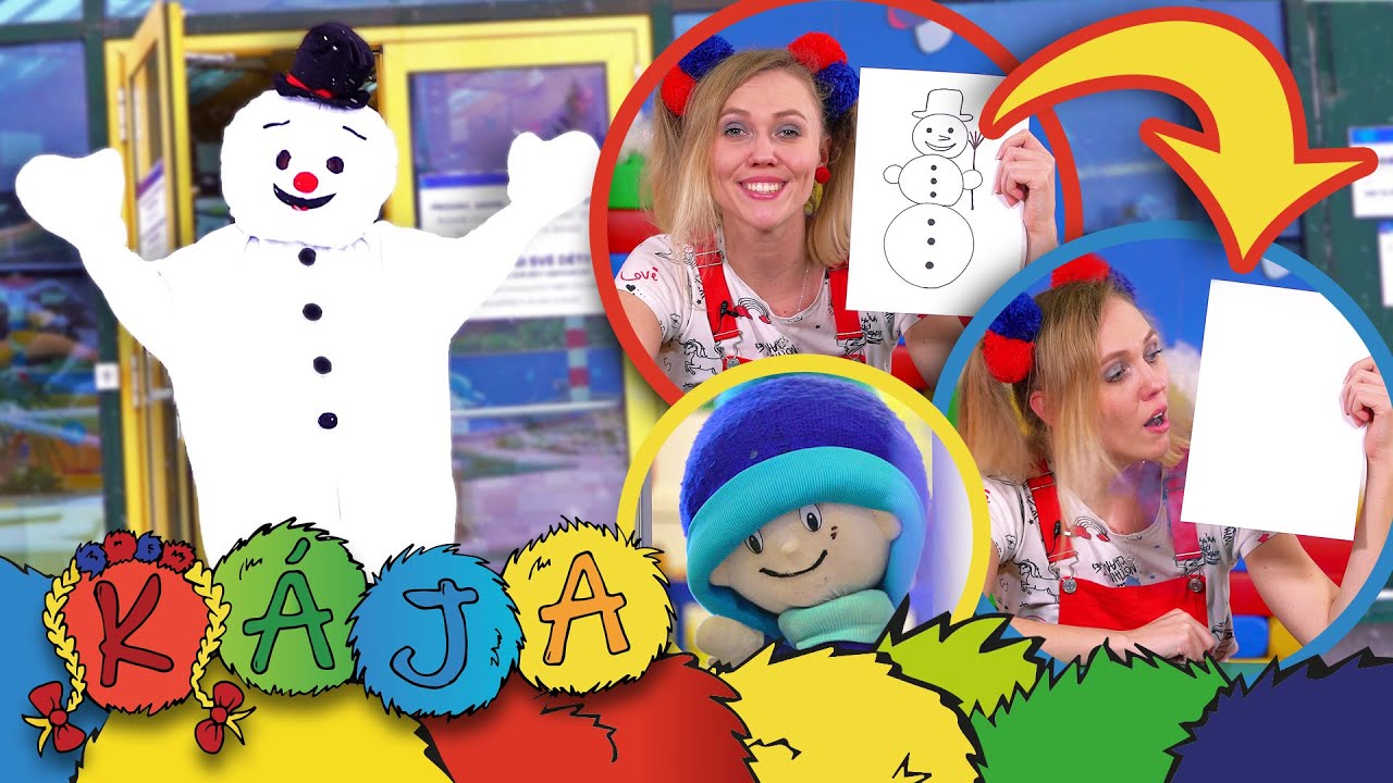 ☼ KÁJA A BAMBULÁČEK ☼ - Ožil nám namalovaný sněhulák!⛄