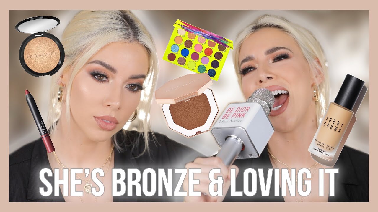 SUMMERY FUN BRONZED MAKEUP USING HELLA NEW PRODUCTS!
