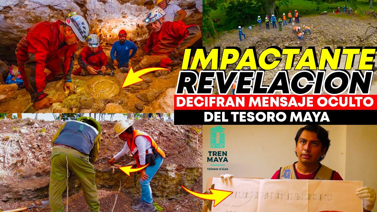 😲Arqueólogos del Tren Maya, no podían creer que el tesoro Maya tenia mensaje oculto,logran decifr…