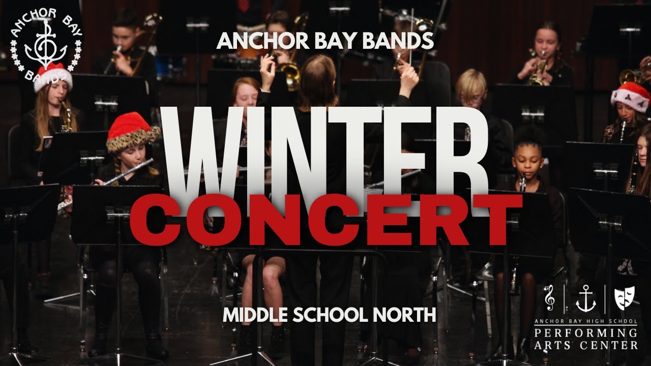 Anchor Bay Bands - Middle School North - Winter Concert - 12/11/2025