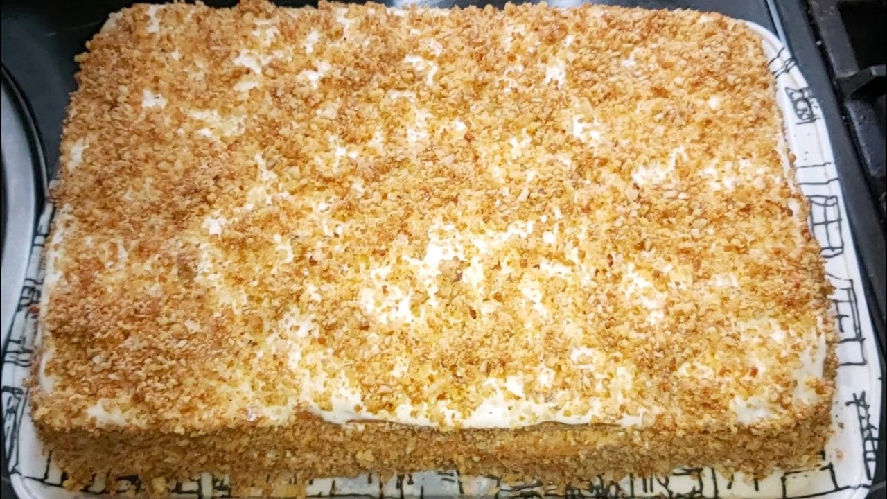 Торт Ленивый медовик. Lazy honey cake.