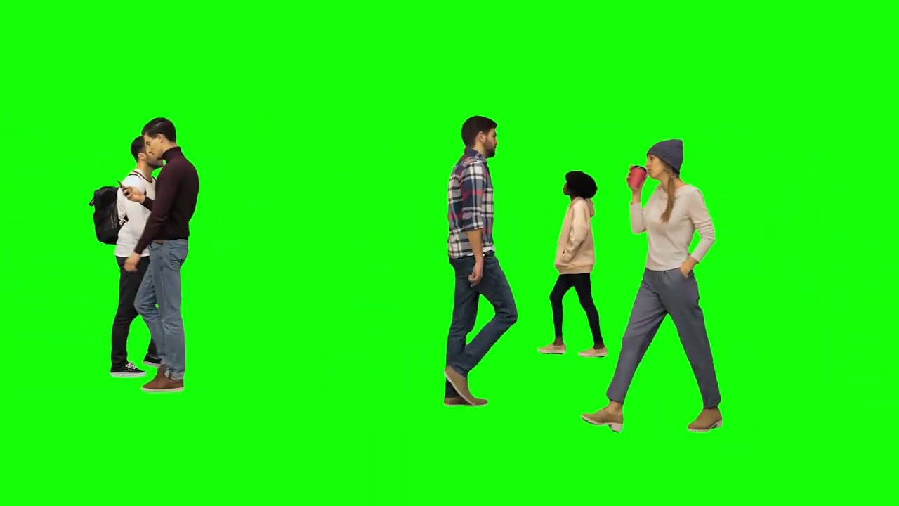 Videli Free Footage - Different Casual People Walking