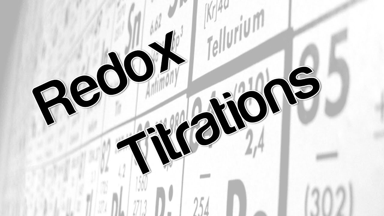 Redox titrations
