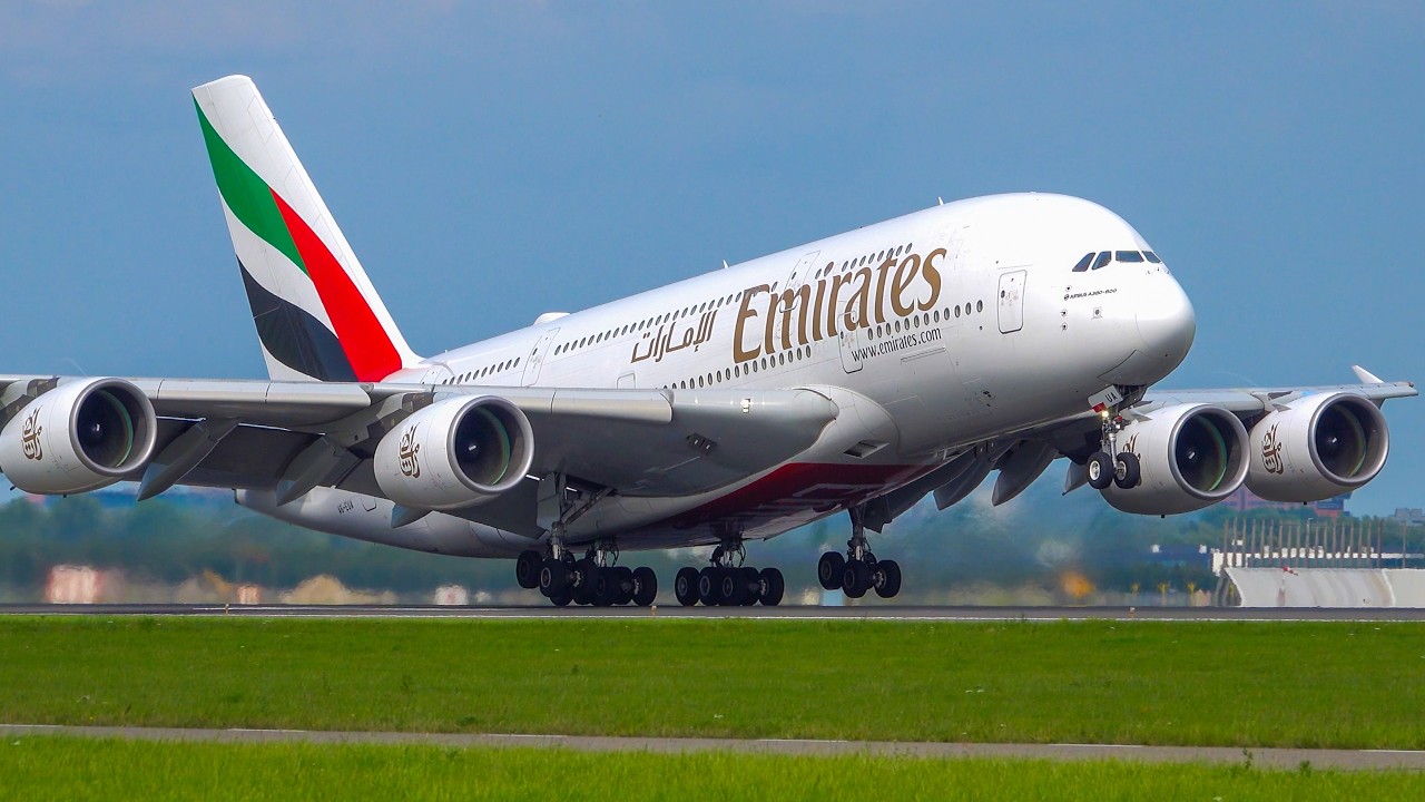 39 BIG AIRPLANE TAKEOFFS & LANDINGS | 5x A380, 11x B747, A350, B777 | Amsterdam Schiphol Spotting