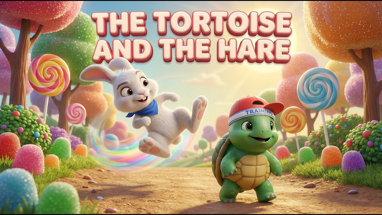 The Tortoise and the Hare | A Story About Patience & Humility 🐢