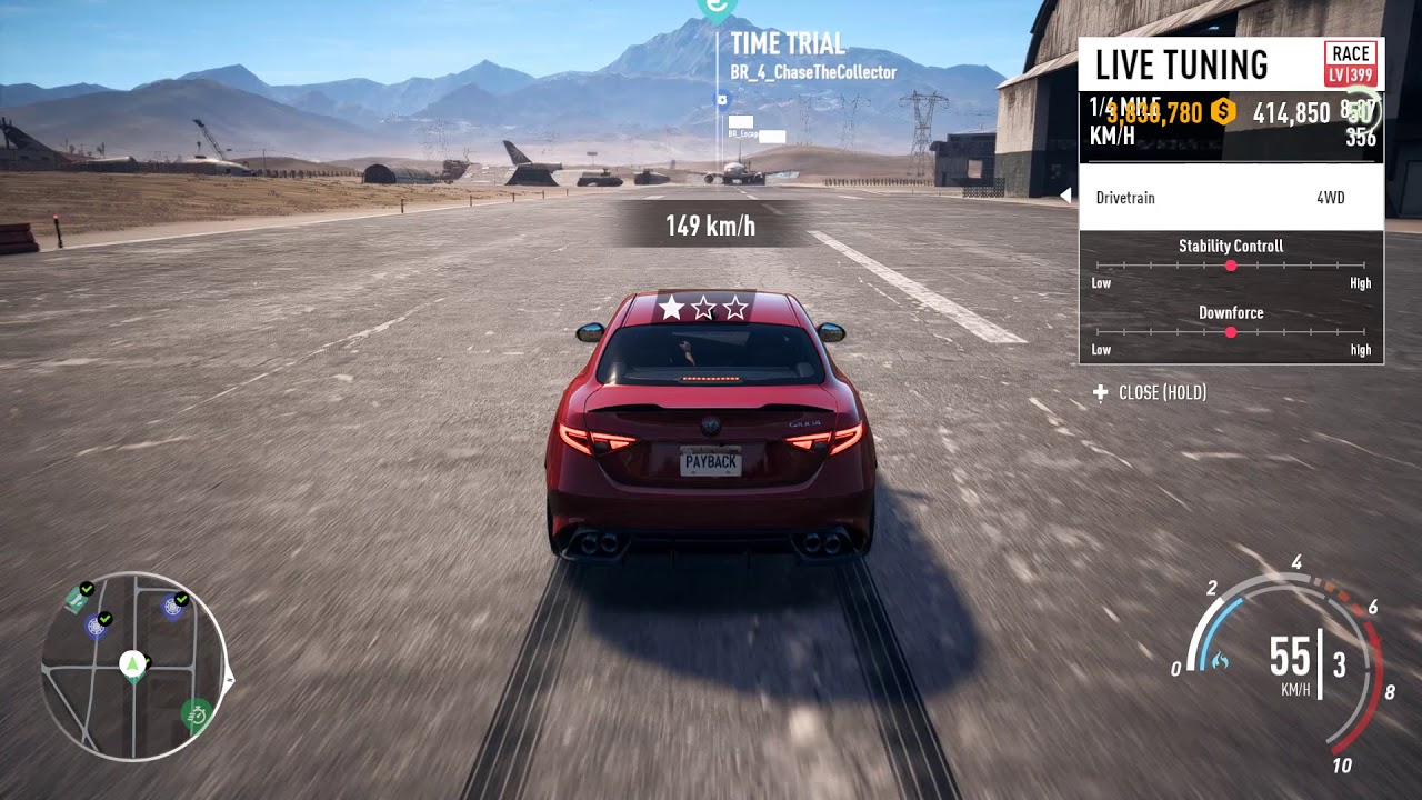 Need for Speed Payback Live Tuning Extra Settings