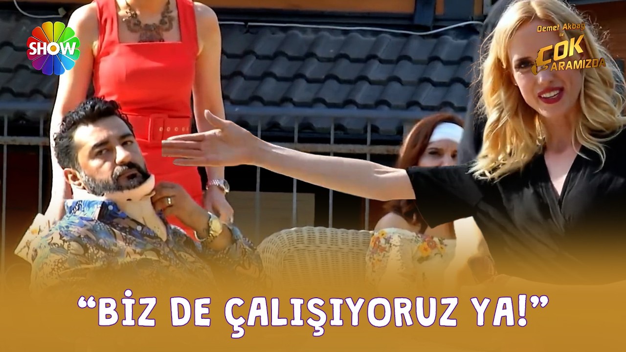 Wilma Elles, Celil Nalçakan'ın sabrını ölçüyor! | Demet Akbağ ile Çok Aramızda