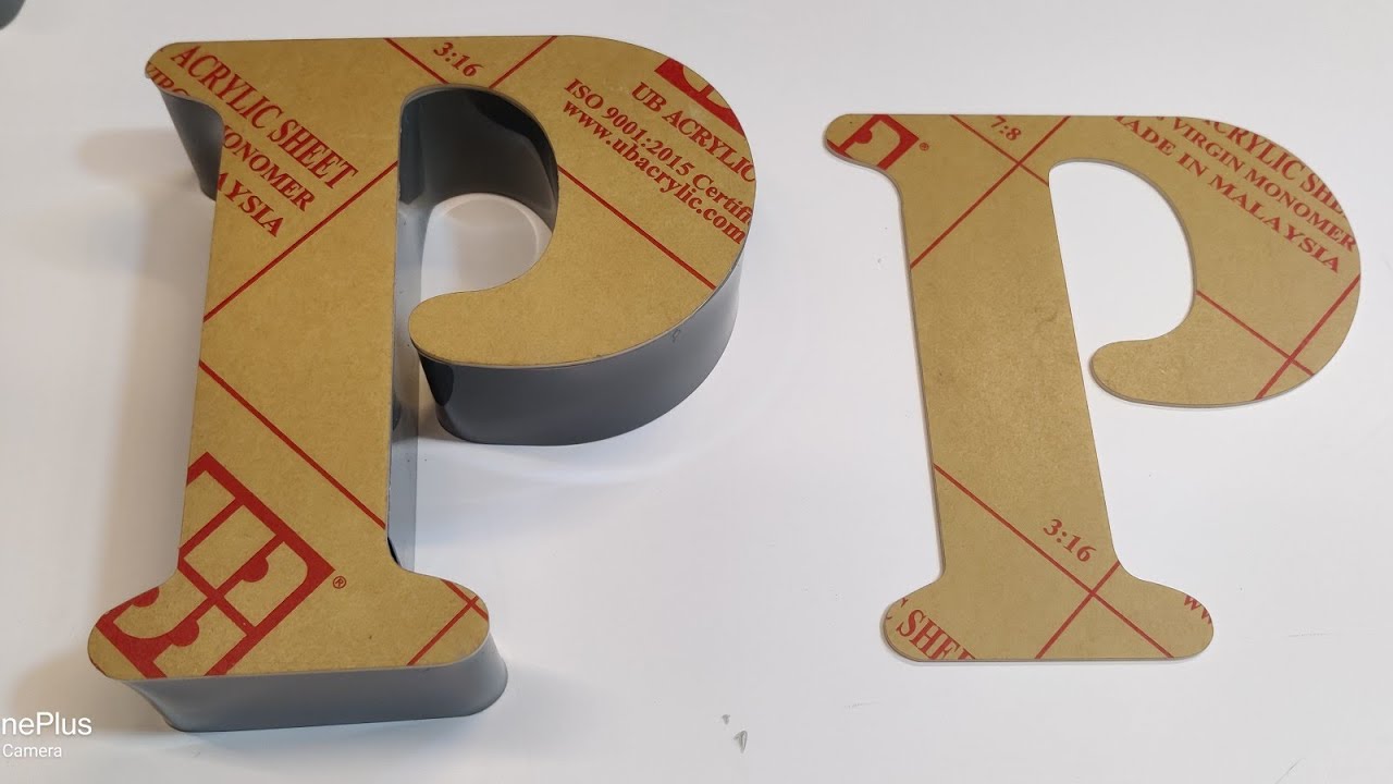 How To Make Acrylic Letter Raizing ಅಕ್ರಿಲಿಕ್ ಲೆಟರ್ ರೈಸಿಂಗ್  used Polyfix glue 8882946874