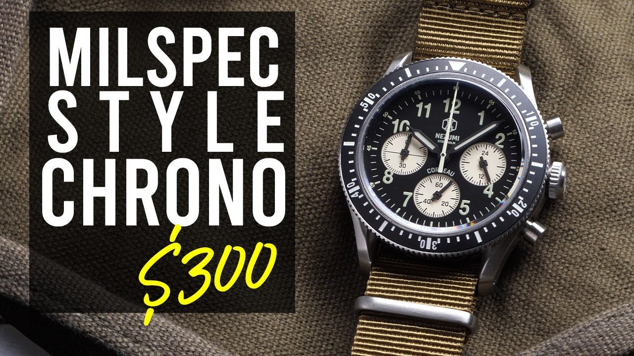 A Spot on Take on a Military Classic - Nezumi Corbeau Chronograph