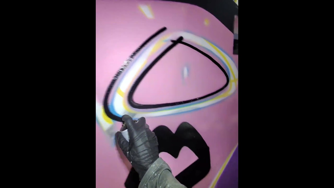 POV: Painting a Mural in Wynwood (Oakley Meta) #Shorts #Wynwood #MiamiArt #pov #MuralArt #OakleyMeta