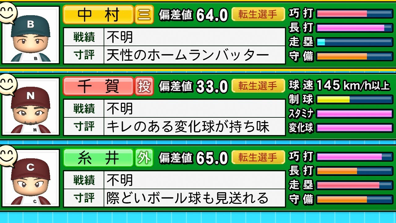 【栄冠ナイン】千賀滉大・中村紀洋・糸井嘉男が新加入！スタメン全員転生29【パワプロ2025】