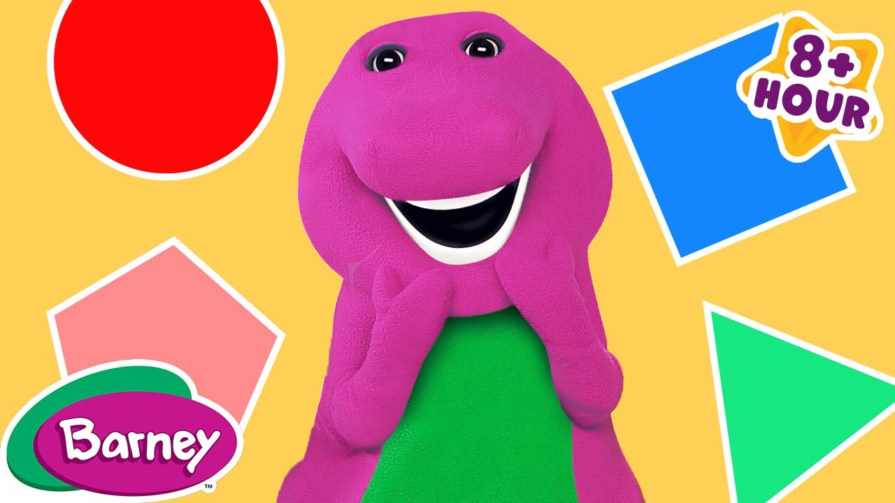 Barney's Big Book of Shapes | Learning with Barney | Barney the Dinosaur