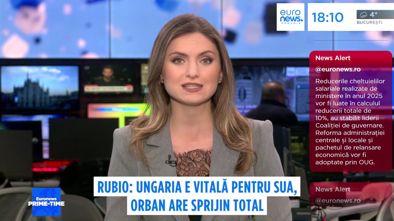 Știrile Euronews România - de la ora 18:00 - 16 februarie 2026
