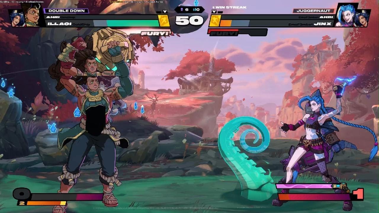 2XKO Jinx main working on my grabs