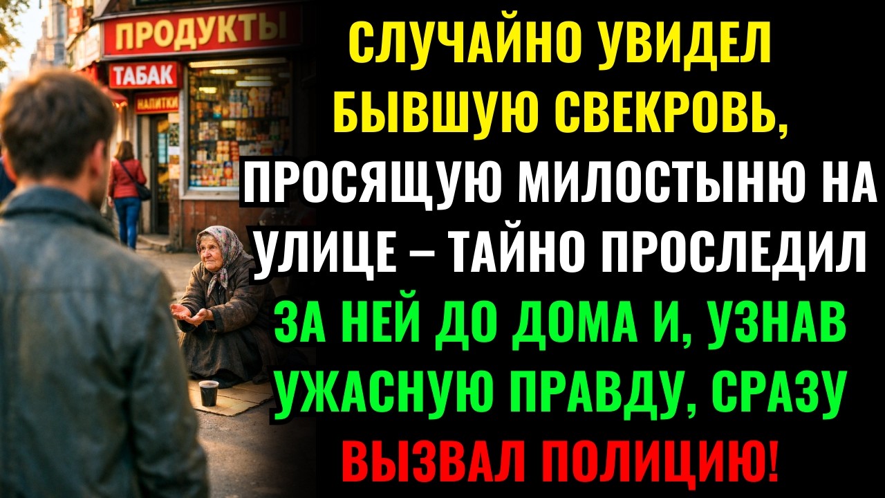 ТАЙНО ПРОСЛЕДИЛ ЗА НЕЙ ДО ДОМА И, УЗНАВ УЖАСНУЮ ПРАВДУ, СРАЗУ ВЫЗВАЛ ПОЛИЦИЮ!