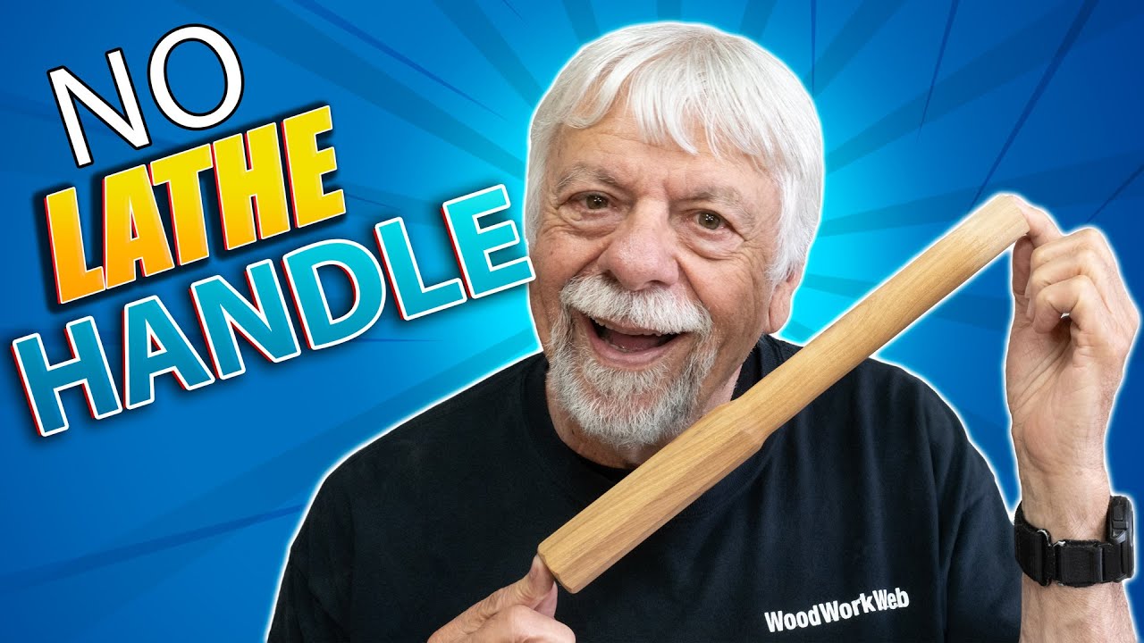 Create This Genius Hammer Handle From Scratch (No Lathe Needed)