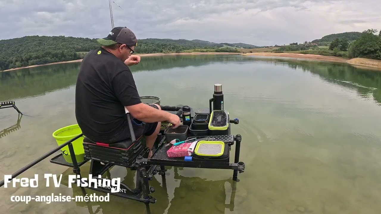 Pêche a la telescopique avec du rythme