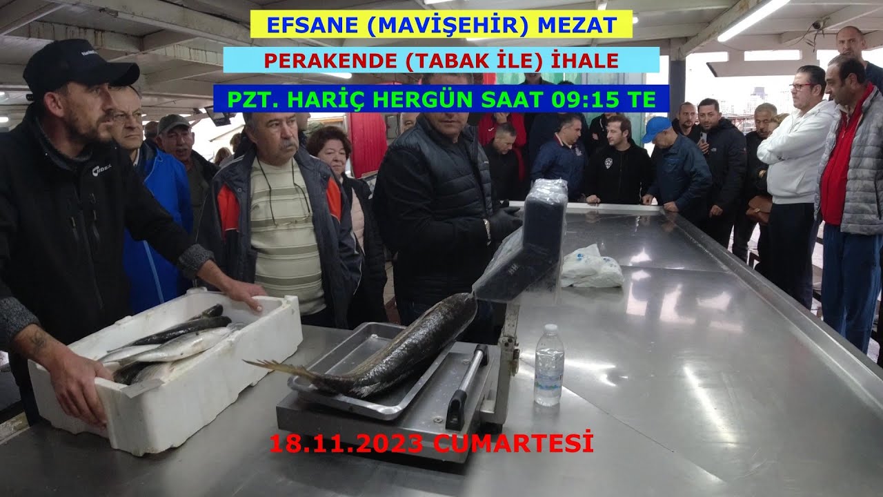 EFSANE MEZATTA KEFAL POŞETLERE SIĞMADI. ÇUVAL GETİRİN DEDİLER. 😂😂🐟🐟