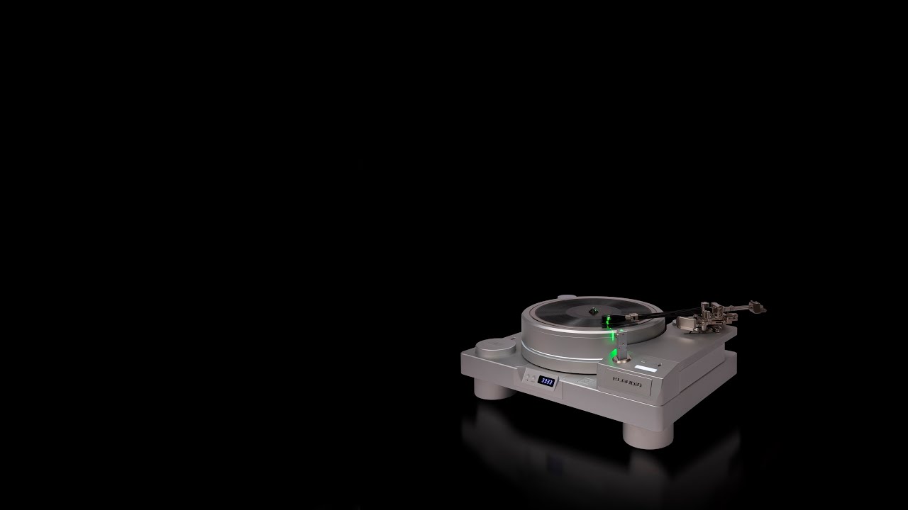 Klaudio Magnezar Turntable Overview Video (Auto-Clamping Model) with Tangential Tonearm