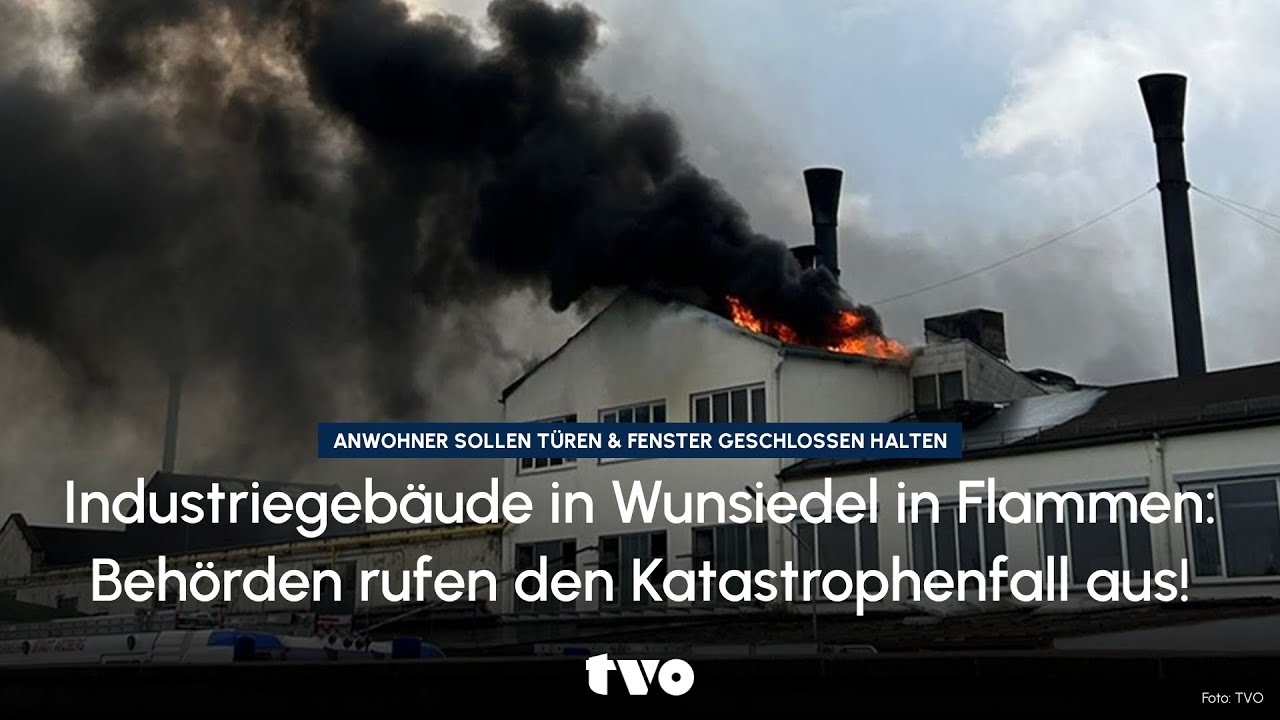 Katastrophenfall nach Großfeuer in Wunsiedel: Über 500 Einsatzkräfte kämpfen gegen Flammen & Rauch
