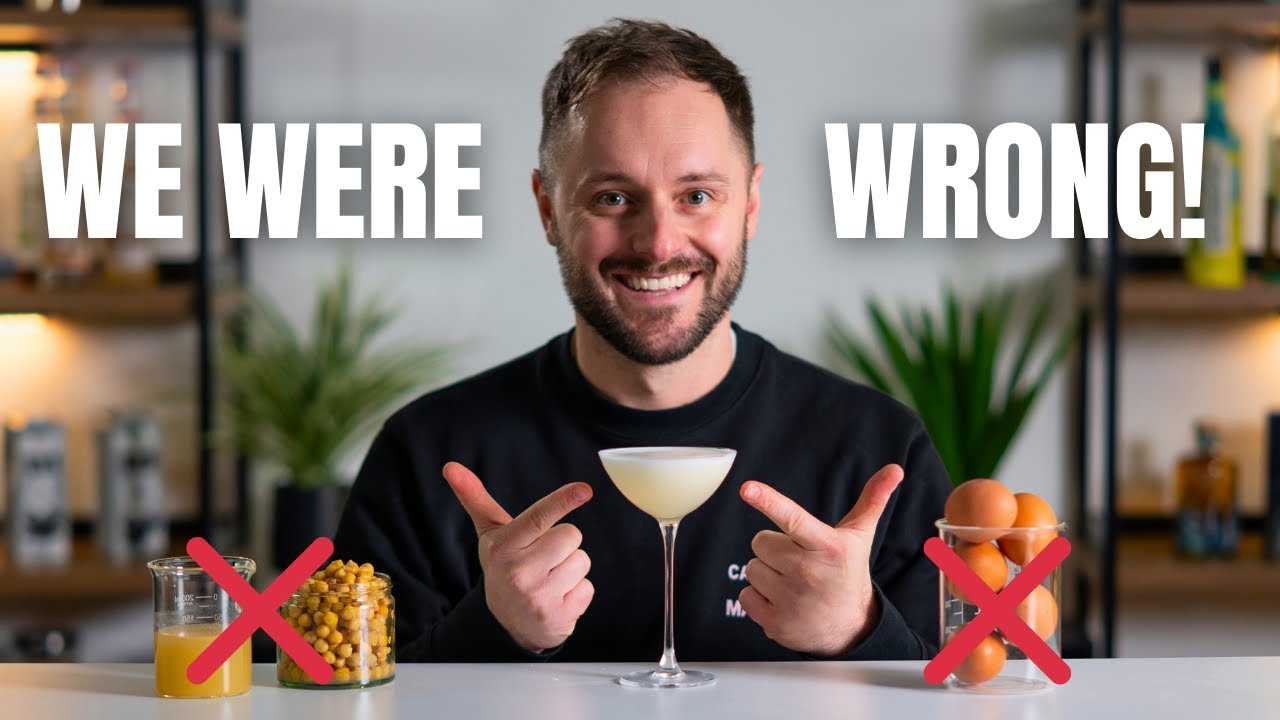 The New COCKTAIL FOAMER KING: Eggs and Chickpea Aqua Faba are DONE! ❌