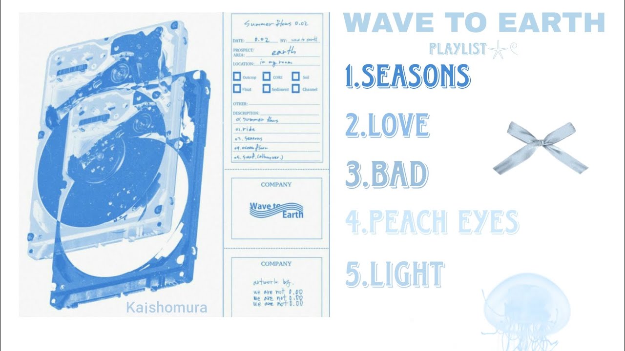 WAVE TO EARTH SOFT PLAYLIST 🫧𓇼𓏲✩‧₊˚🎐