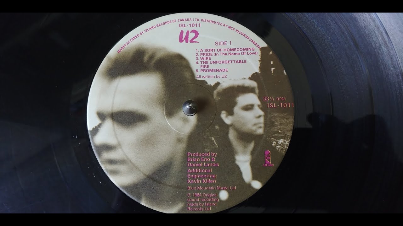U2.The Unforgettable Fire.(full album) side1 #album   #vinyl #u2 #vinylecollection
