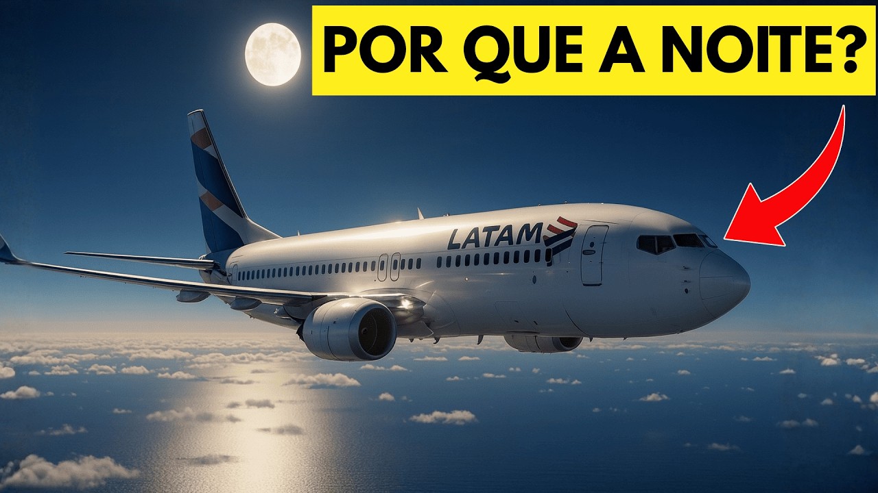 Por que a maioria dos VOOS LONGOS  acontece &agrave; noite?