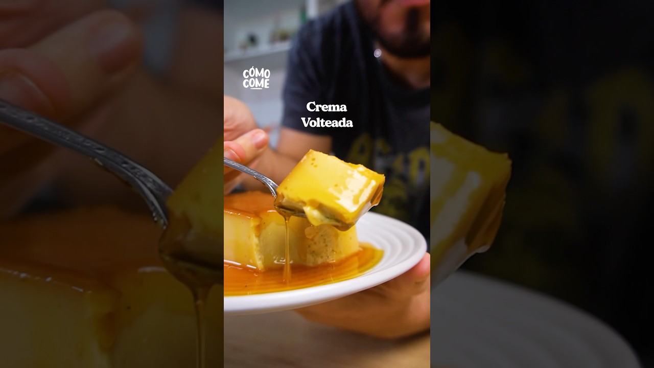 Crema Volteada s&uacute;per cremosita #cremavolteada #receta #cocinaperuana