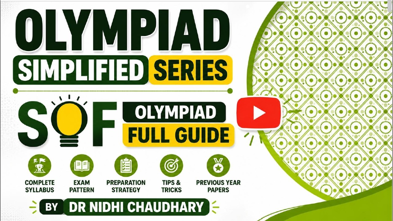 SOF Olympiad guide. Olympiad Simplified series Part-I. #SOFOLYMPIAD #imo