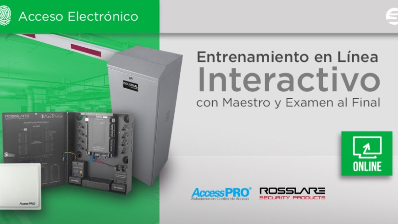 Como Instalar y Administrar la  Solución Vehicular de Accesspro y Rosslare- Curso Express SYSCOM