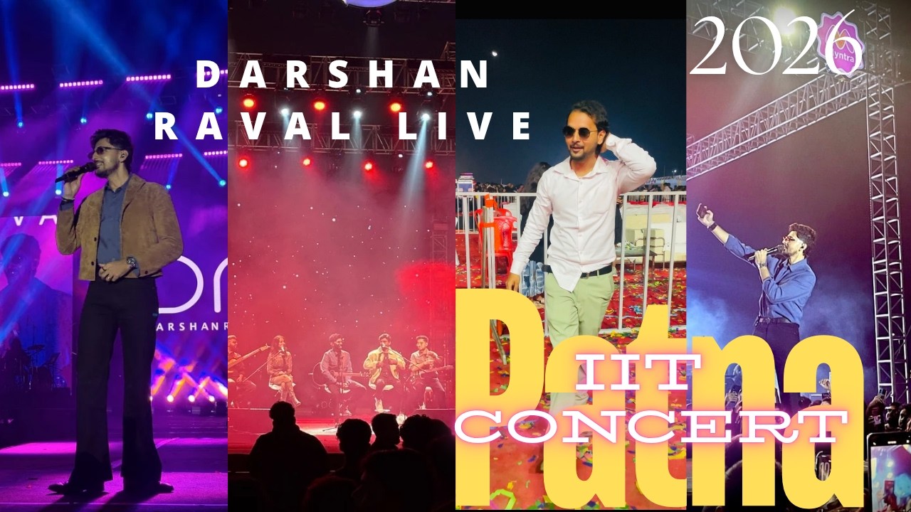 Patna Goes Crazy for Darshan Raval 😍 Full Concert Vlog | IIT Patna Live Show