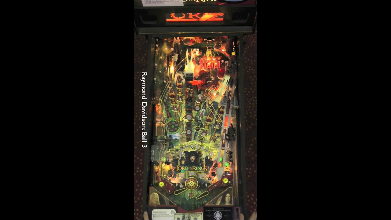 THE LORD OF THE RINGS Pinball Machine (Stern 2003) - PAPA 14 Qualifier - RAY Destroys the Ring