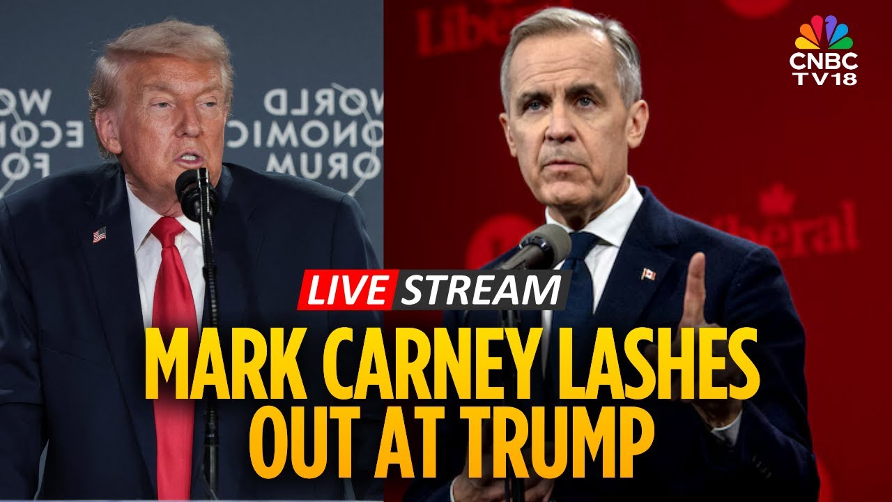 Mark Carney LIVE: Slams Trump Says Canada Is Not Living Because Of US | DAVOS | Greenland | N18G