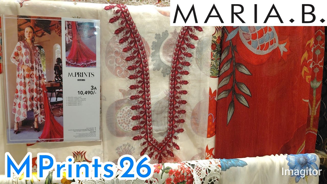 Maria B M Print New Lounching Today Maria.B New Summer Lawn Collection