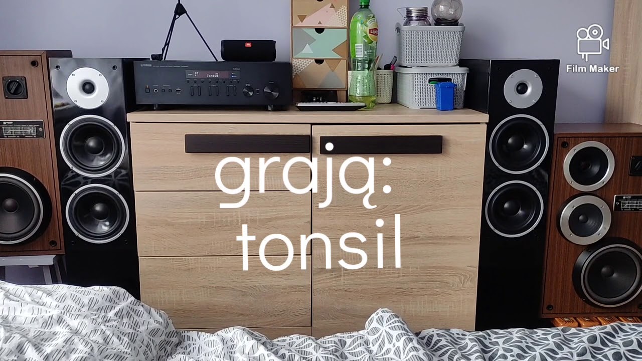 Tonsil vs chińskie kolumny test dzwięku