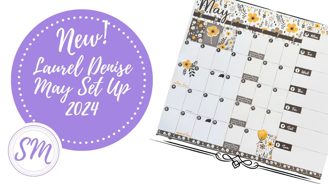 May Planner Set Up   Laurel Denise Horizontal