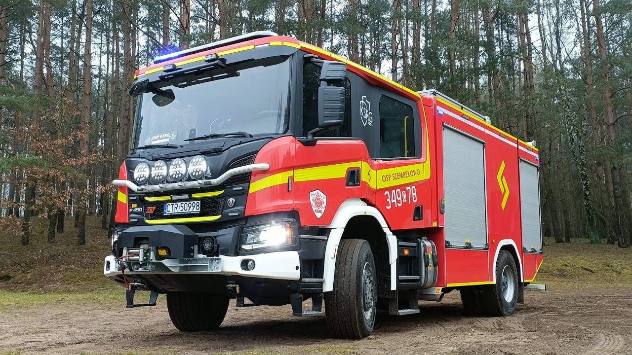 Pokaz 349[C]78- GCBA 7/52 Scania P450 XT/PS Szczęśniak-OSP Szembekowo