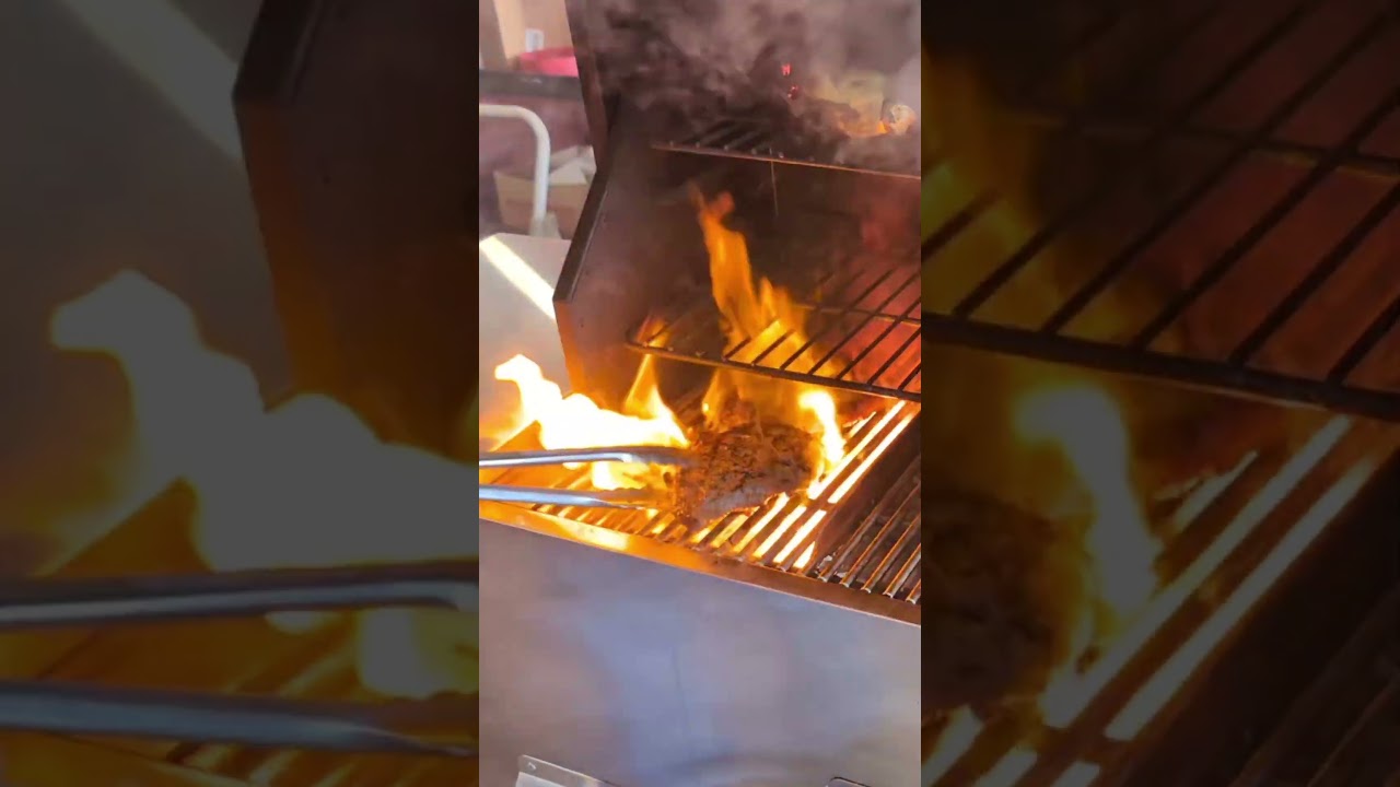 Flame Grilled Steak on the Cookshack PG1000i #cookshack #bbq #pelletgrill