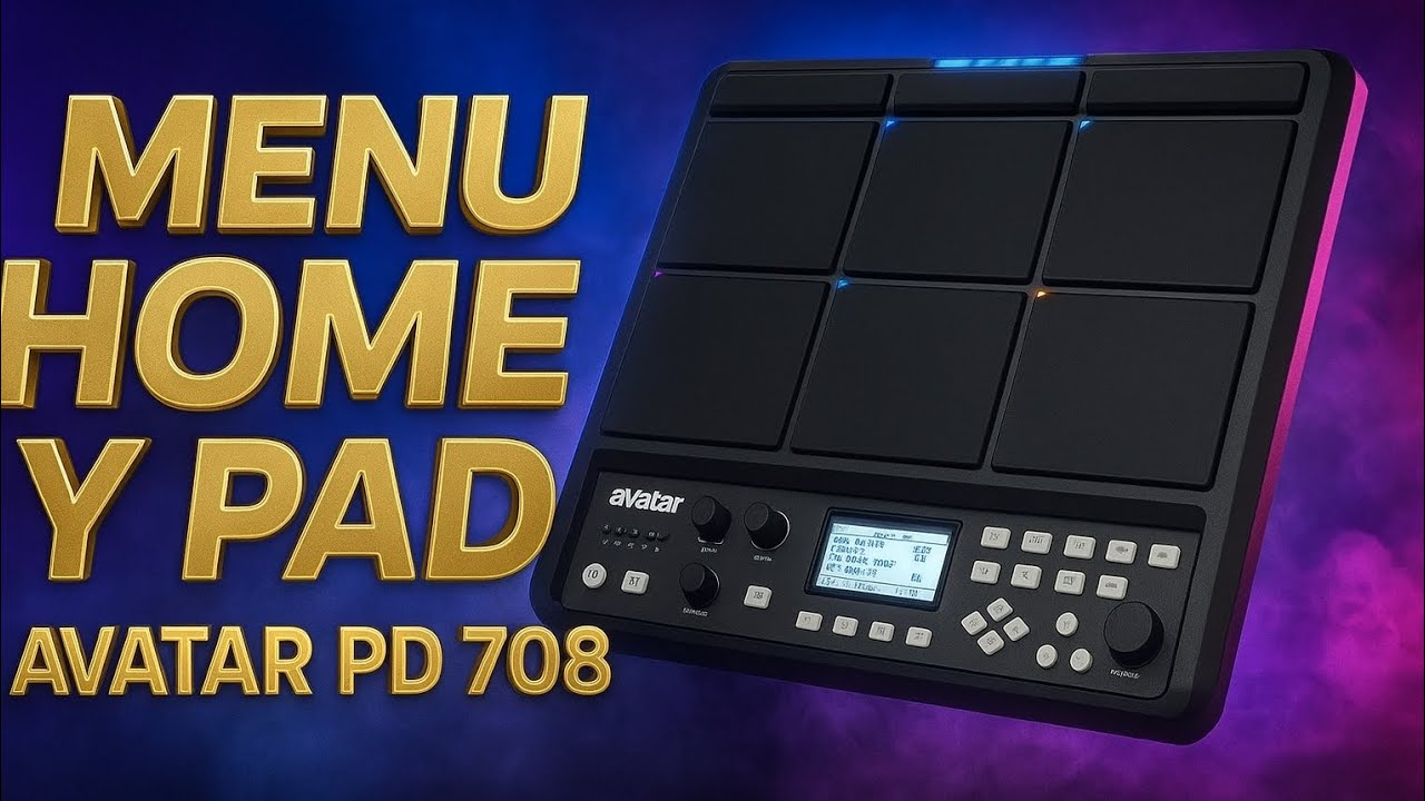 Conoce el Menú HOME Y PAD de  tu octapad Avatar pd 708 🔥