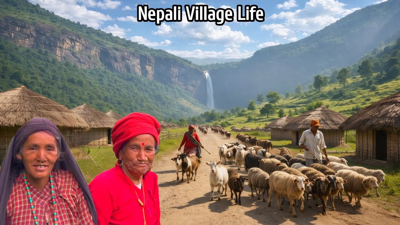 NEPAL's Peaceful and Relaxing Mountain Village Lifestyle