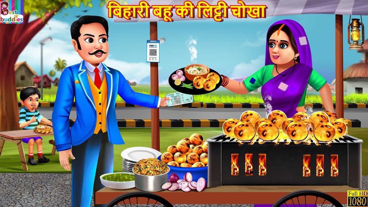 बिहारी बहू की लिट्टी चोखा | Bihari Bahu Ka Litti Chokha | Hindi Kahani | Moral Stories | Kahaniya