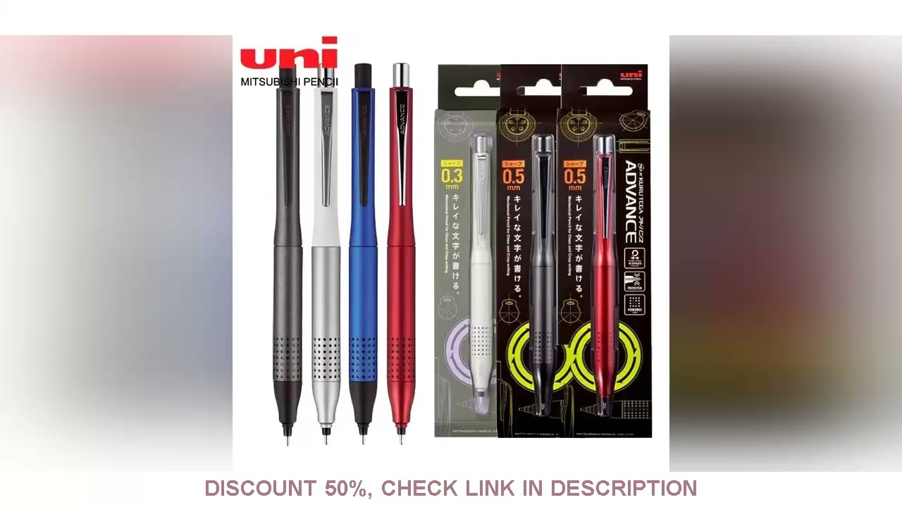 Lápis mecânico Uni Kuru Toga Metallic Advance Upgrade Model M5-1030 Rotação automática Papelaria esc