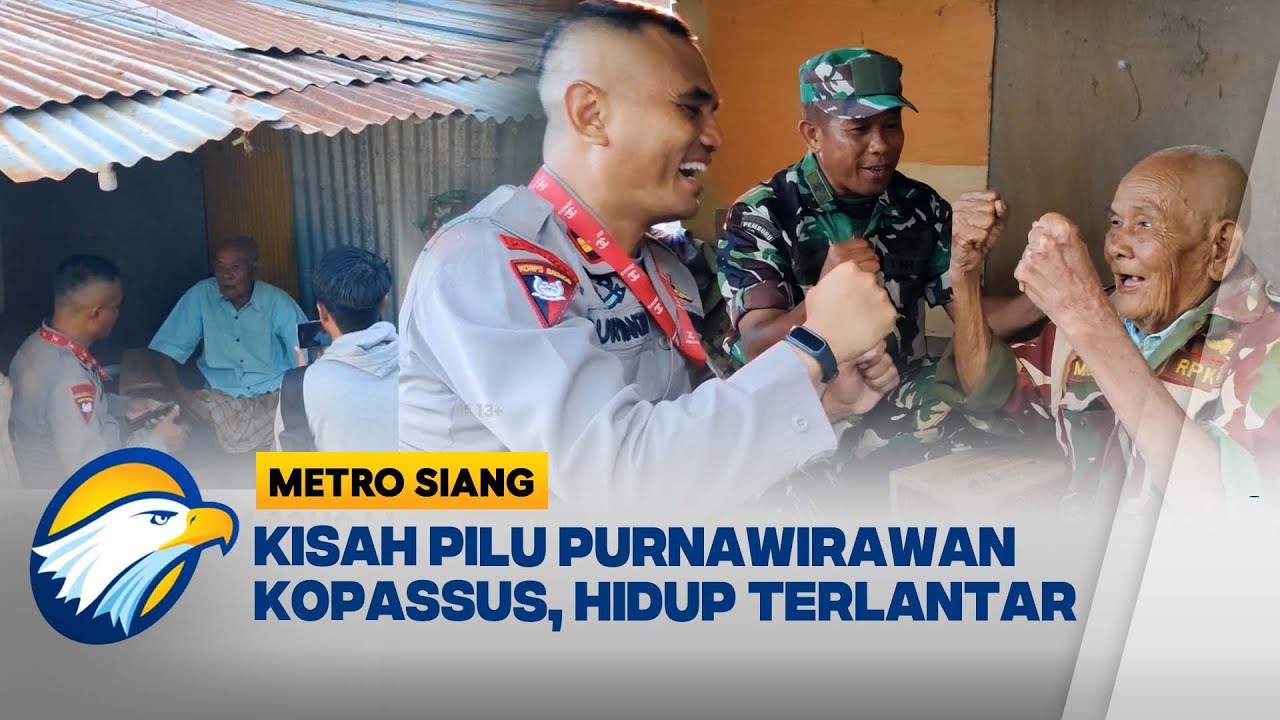 Purnawirawan Kopassus Mustari Hidup Terlunta - [Metro Siang]