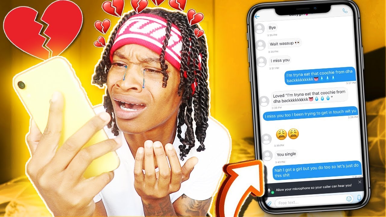 TEXTING My Girlfriend Pretending To Be HER EX!!! *BAD IDEA*