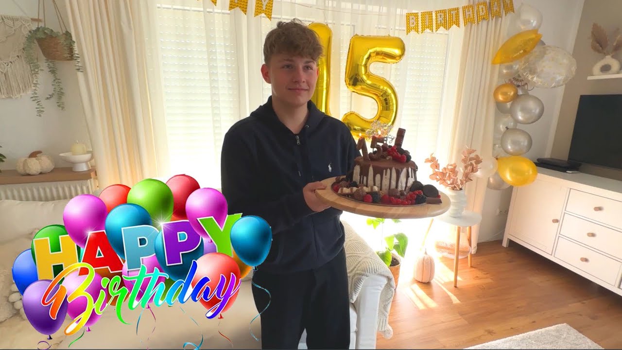 Ash's 15.Geburtstag 🥳 (der ganze Tag)  Benjamin Blümchen Torte pimpen🎂 XXL-VLOG 🌸 marieland